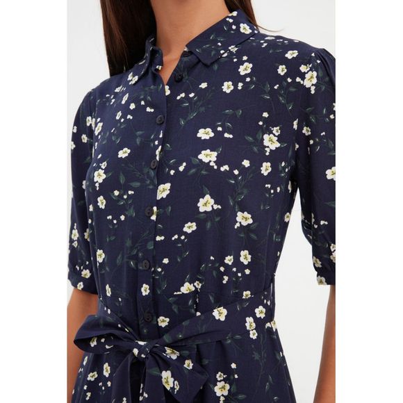 NWT Trendyol Women Regular fit Woven Dress - Picture 4 of 8